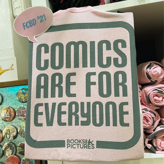 Comics are for Everyone Pink Crewneck